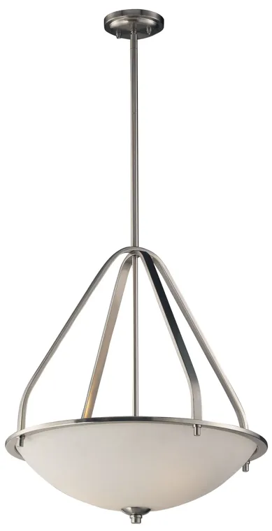 Mayfield 21" Wide 3-Light Pendant - Brushed Nickel