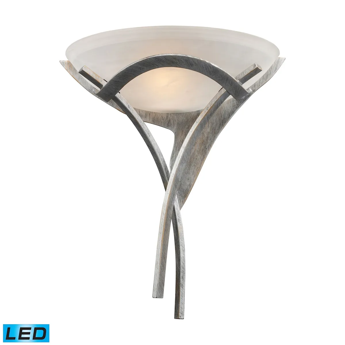 Aurora 18" High 1-Light Sconce - Tarnished Silver