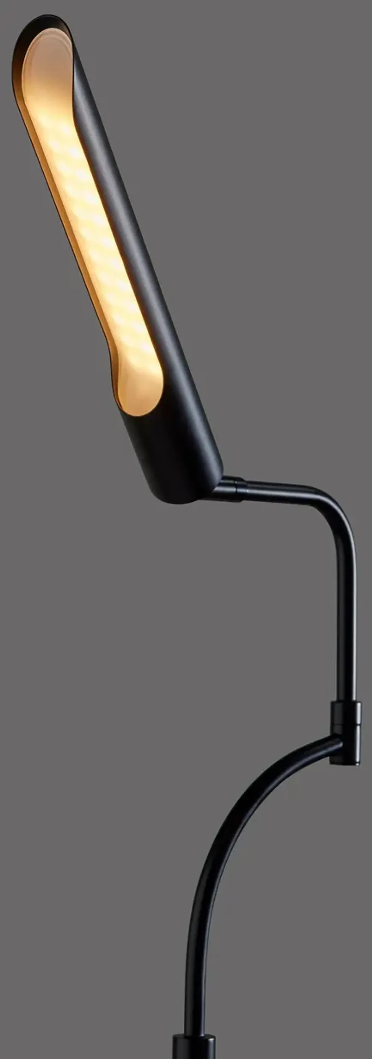 Zane LED Floor Lamp w. Smart Switch- Black