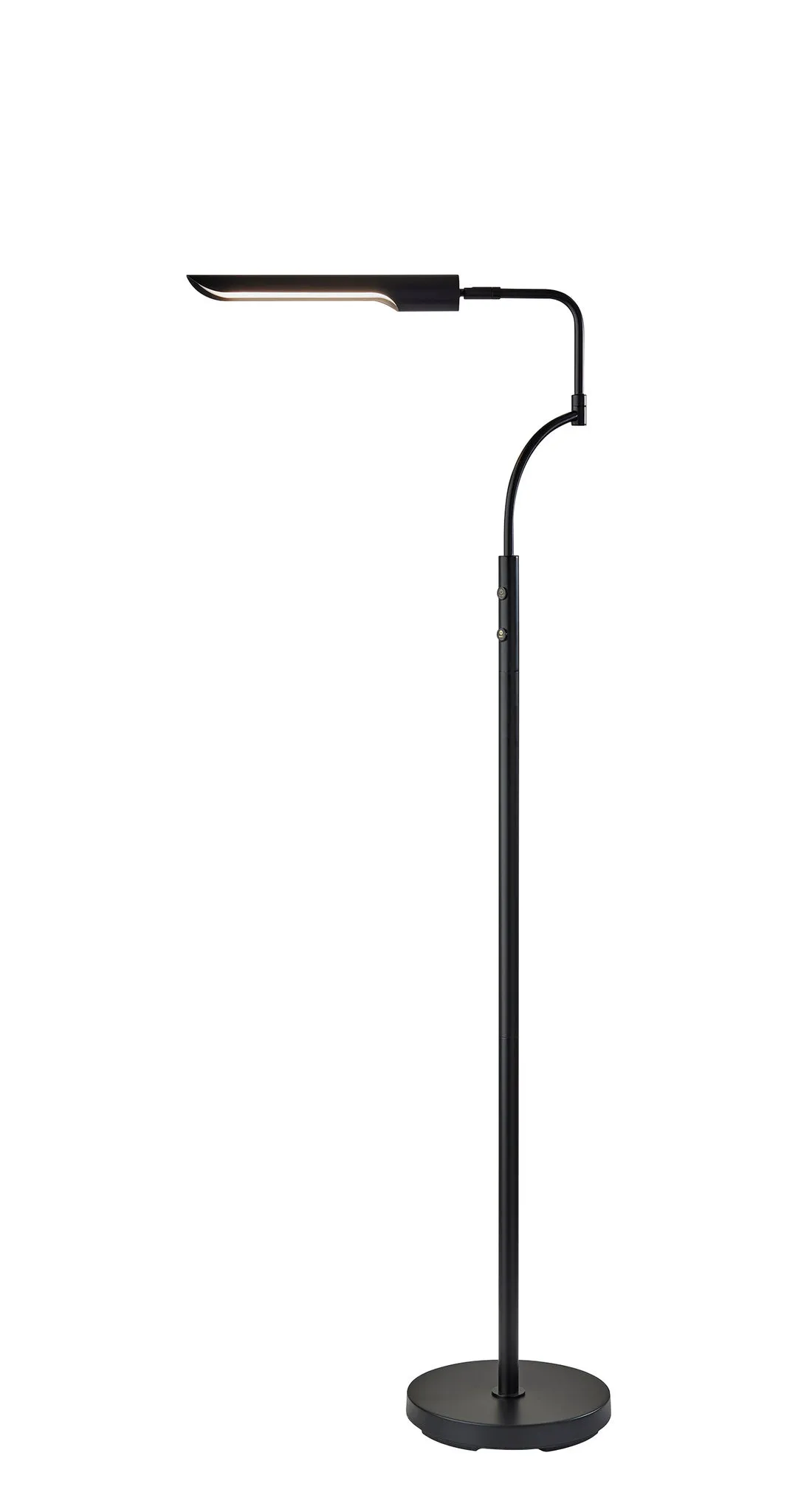 Zane LED Floor Lamp w. Smart Switch- Black