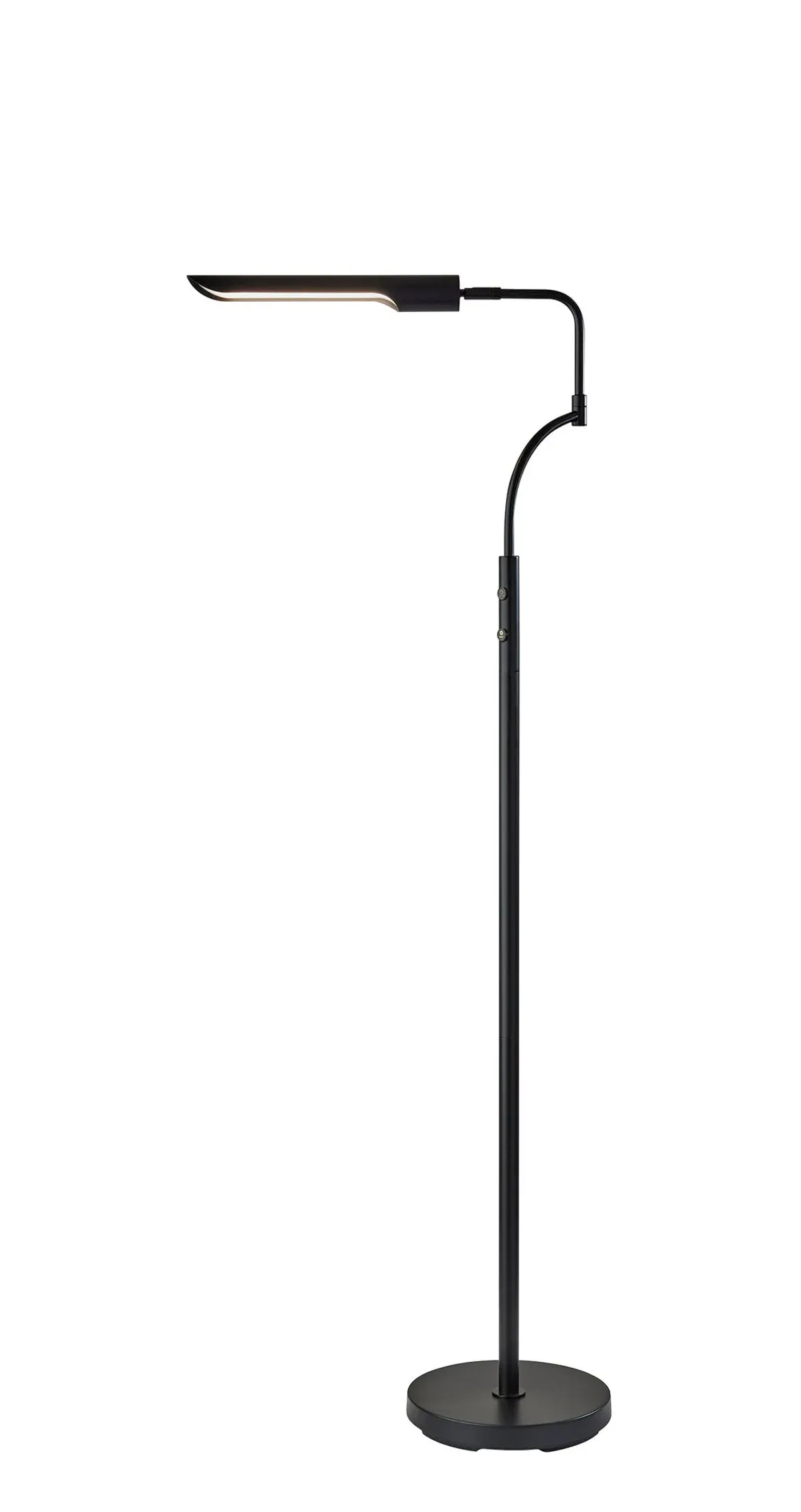 Zane LED Floor Lamp w. Smart Switch- Black