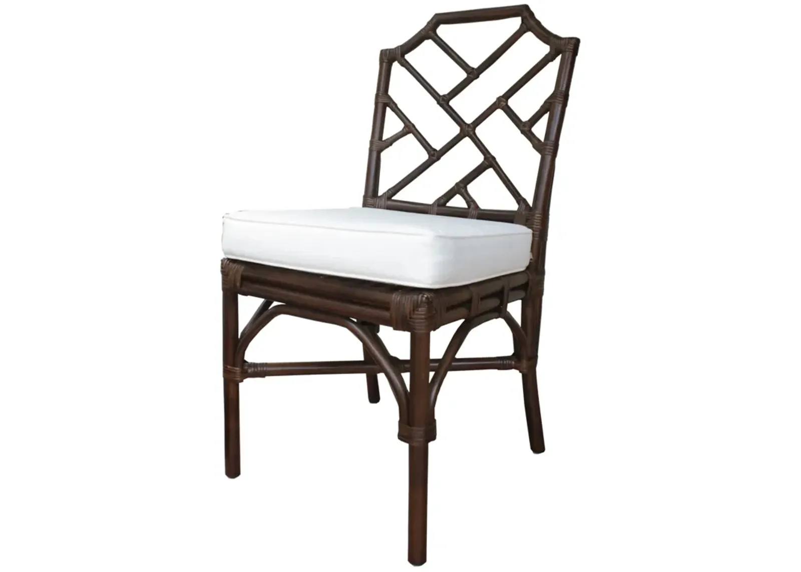 Kara Rattan Dining Side Chair, Paloma Brown (Set of 2)