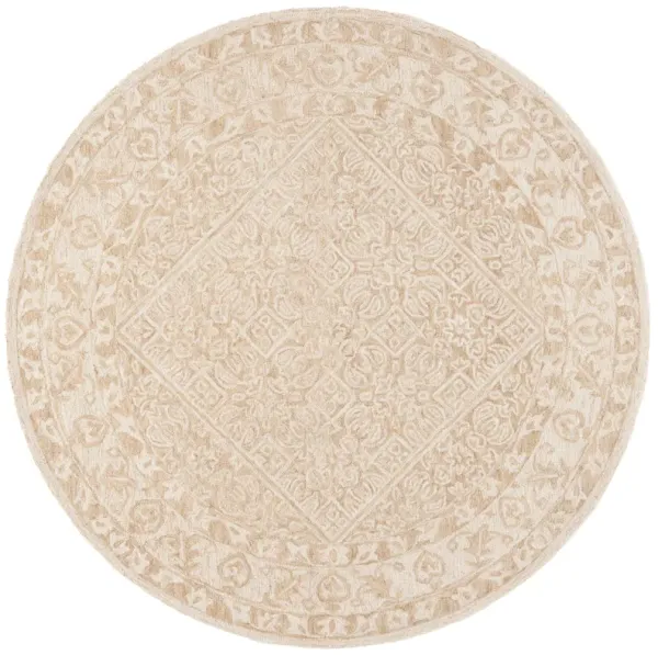 DIP DYE Hand Tufted 7' x 7' Round area rug