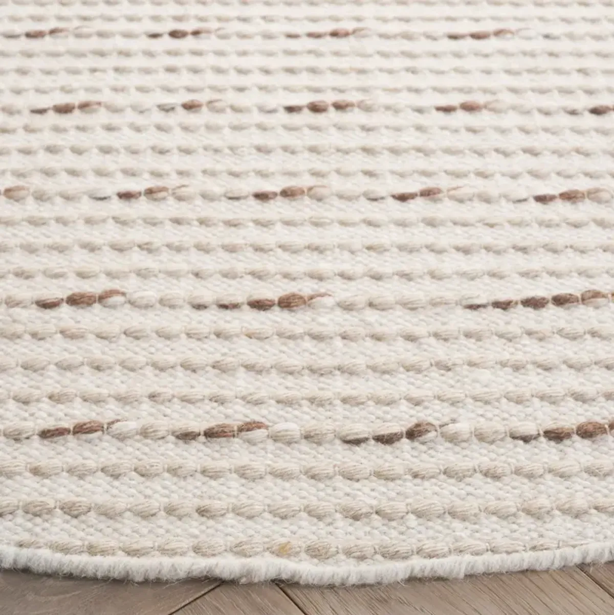 VERMONT 904 IVORY  6' x 6' Round Round Rug