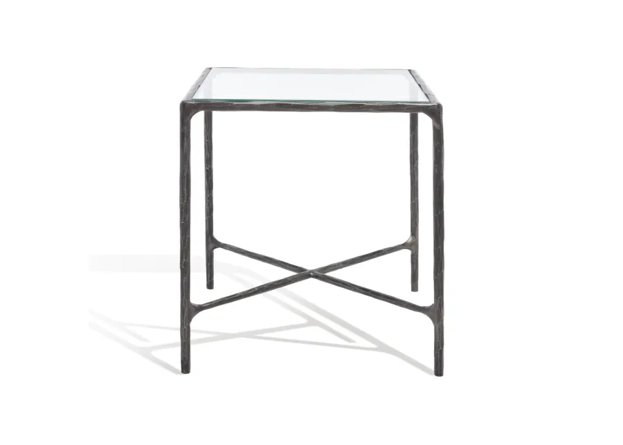 Jessa Metal Square End Table