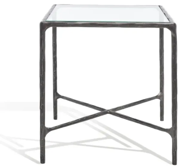 Jessa Metal Square End Table