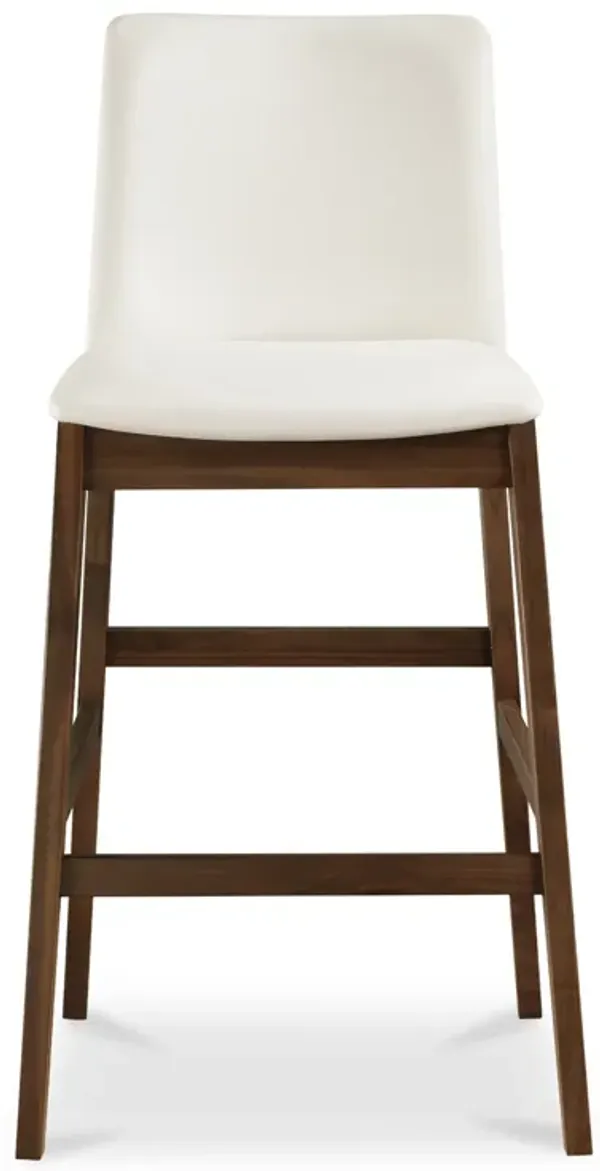 Deco Barstool White PVC
