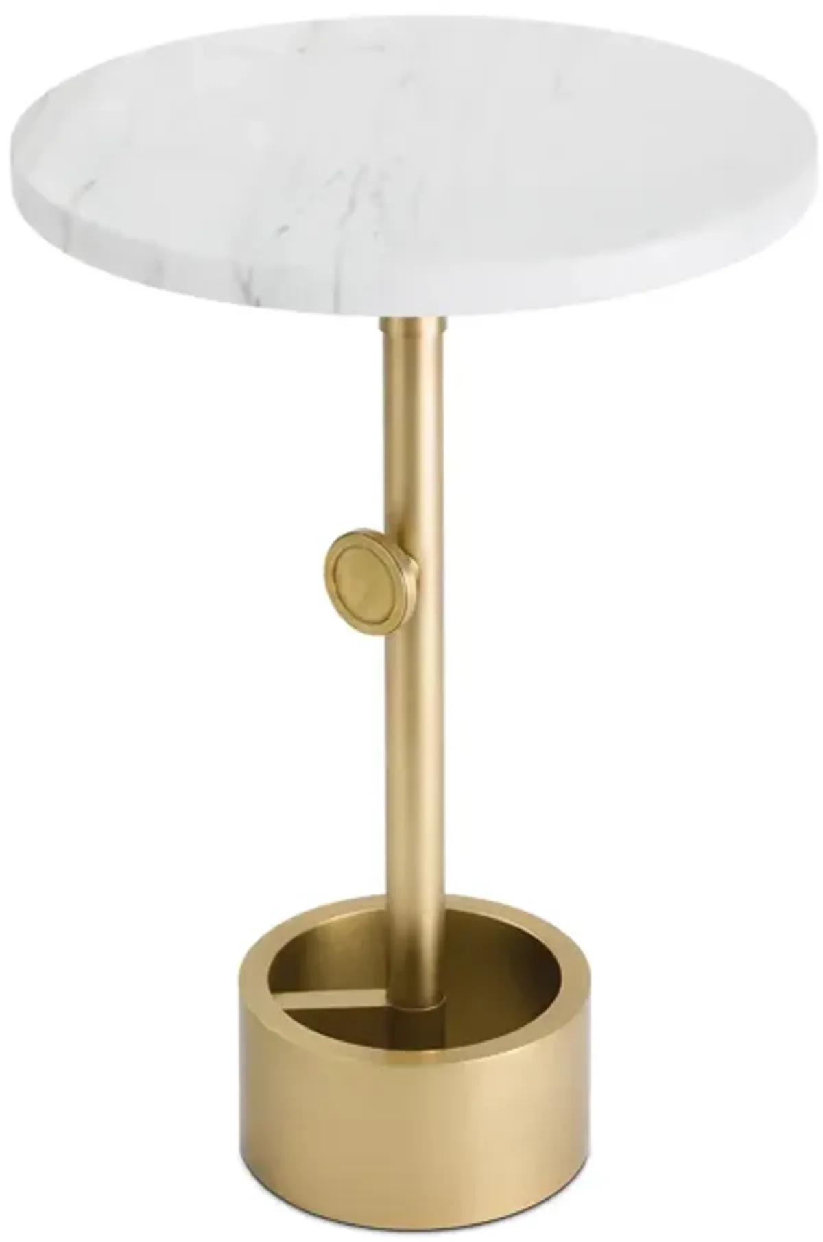 Myles Accent Table (Natural Brass)