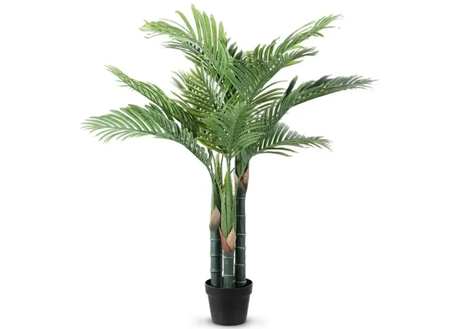 FAUX GOLDEN CAN PALM 49" POTTED TREE