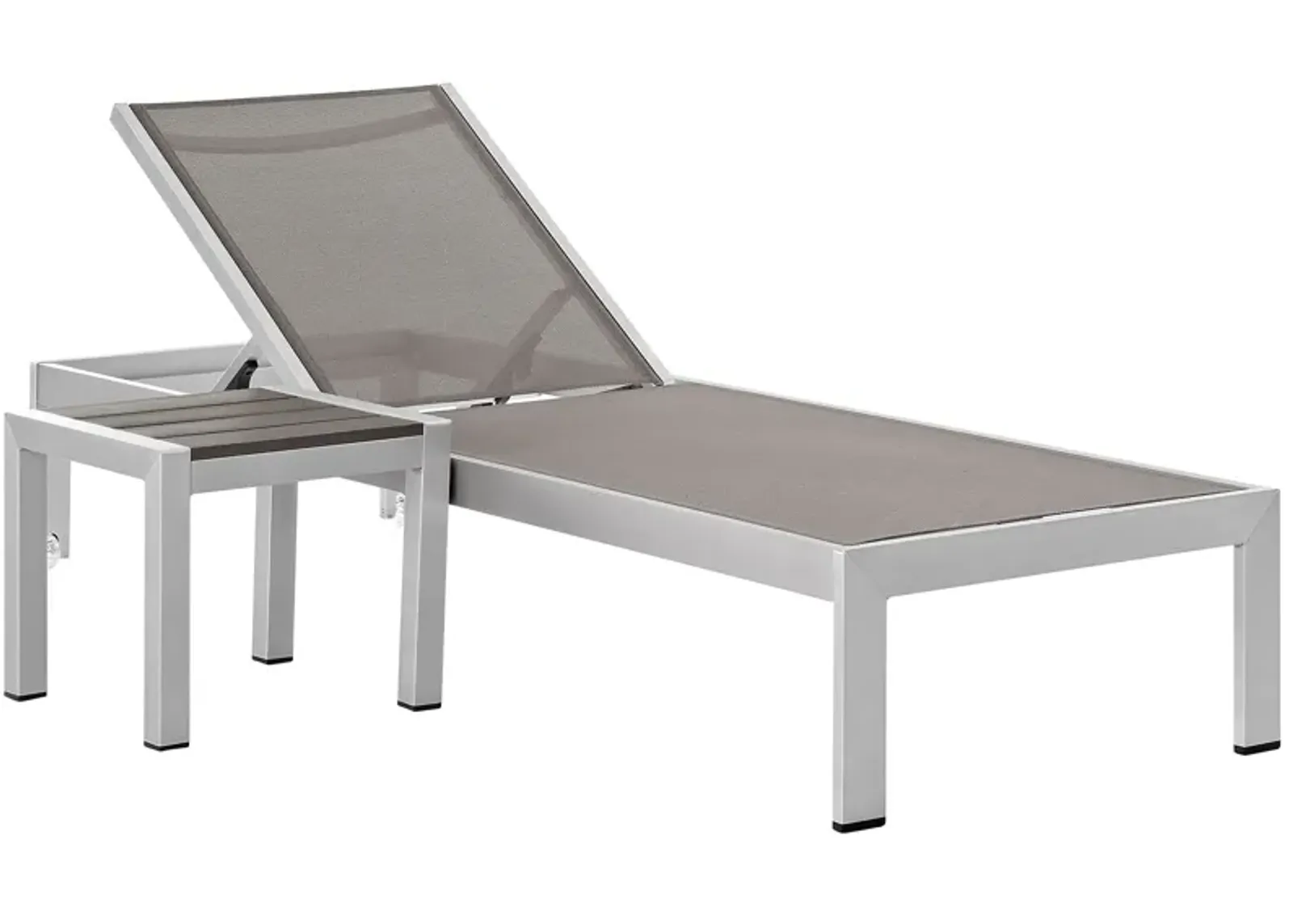 Shore 2 Piece Outdoor Patio Aluminum Set