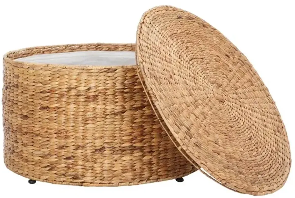 JESSE WICKER STORAGE COFFEE TABLE