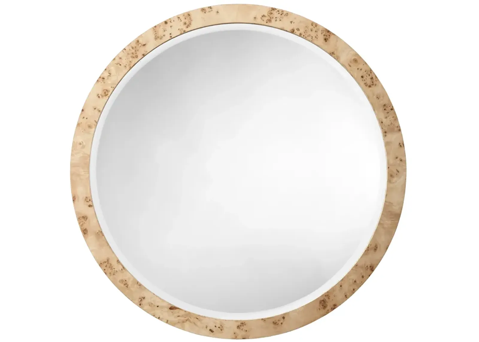 Chandler Round Mirror, Natural