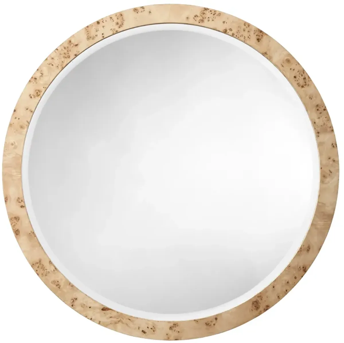 Chandler Round Mirror, Natural