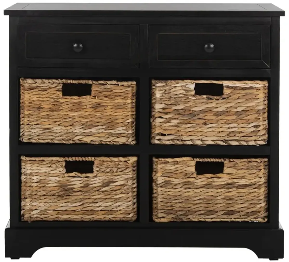 HERMAN STORAGE UNIT W/ WICKER BASKETS 