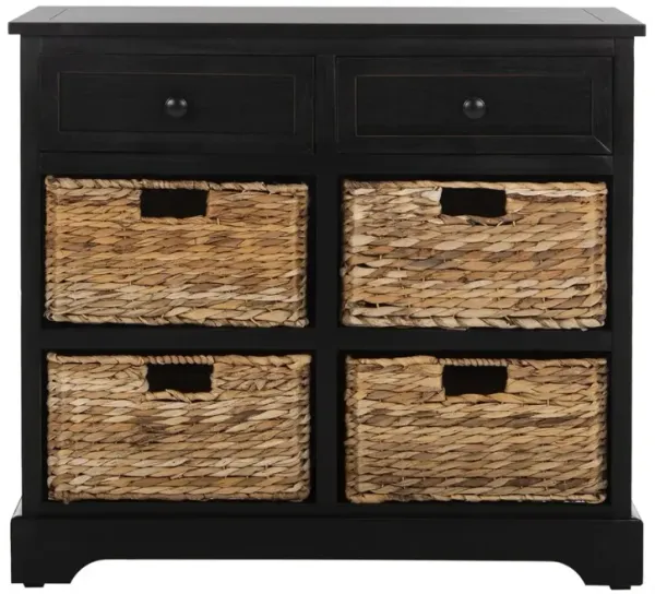 HERMAN STORAGE UNIT W/ WICKER BASKETS 