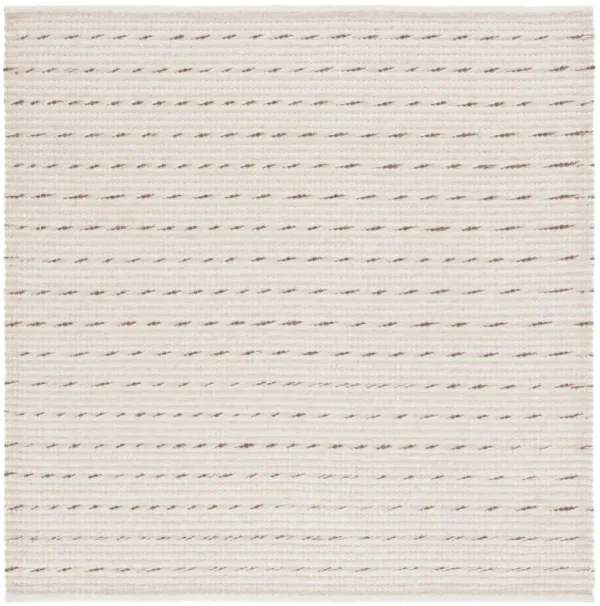 VERMONT 904 IVORY  6' x 6' Square Square Rug
