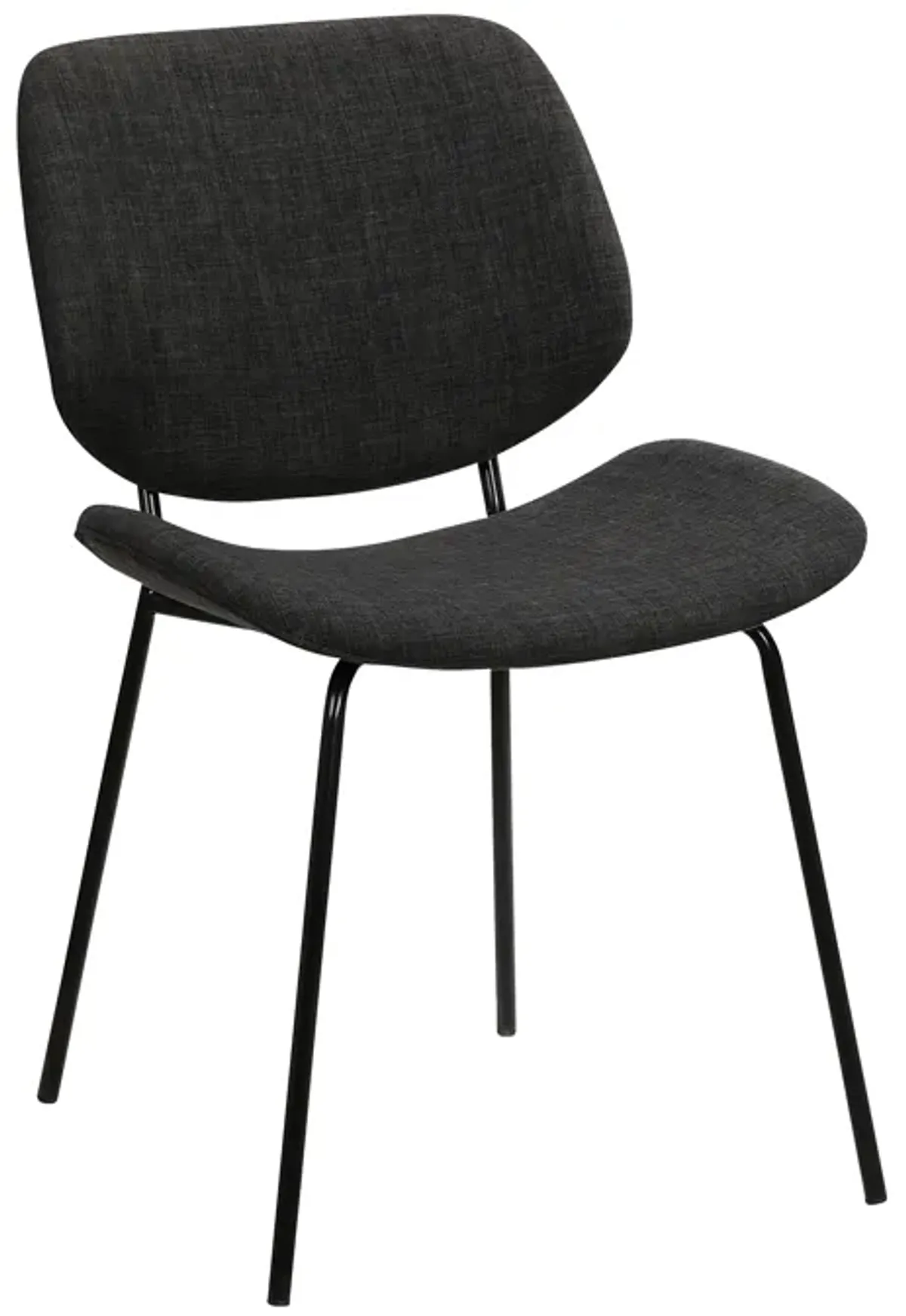 Quest Charcoal Modern Dining Accent Chair