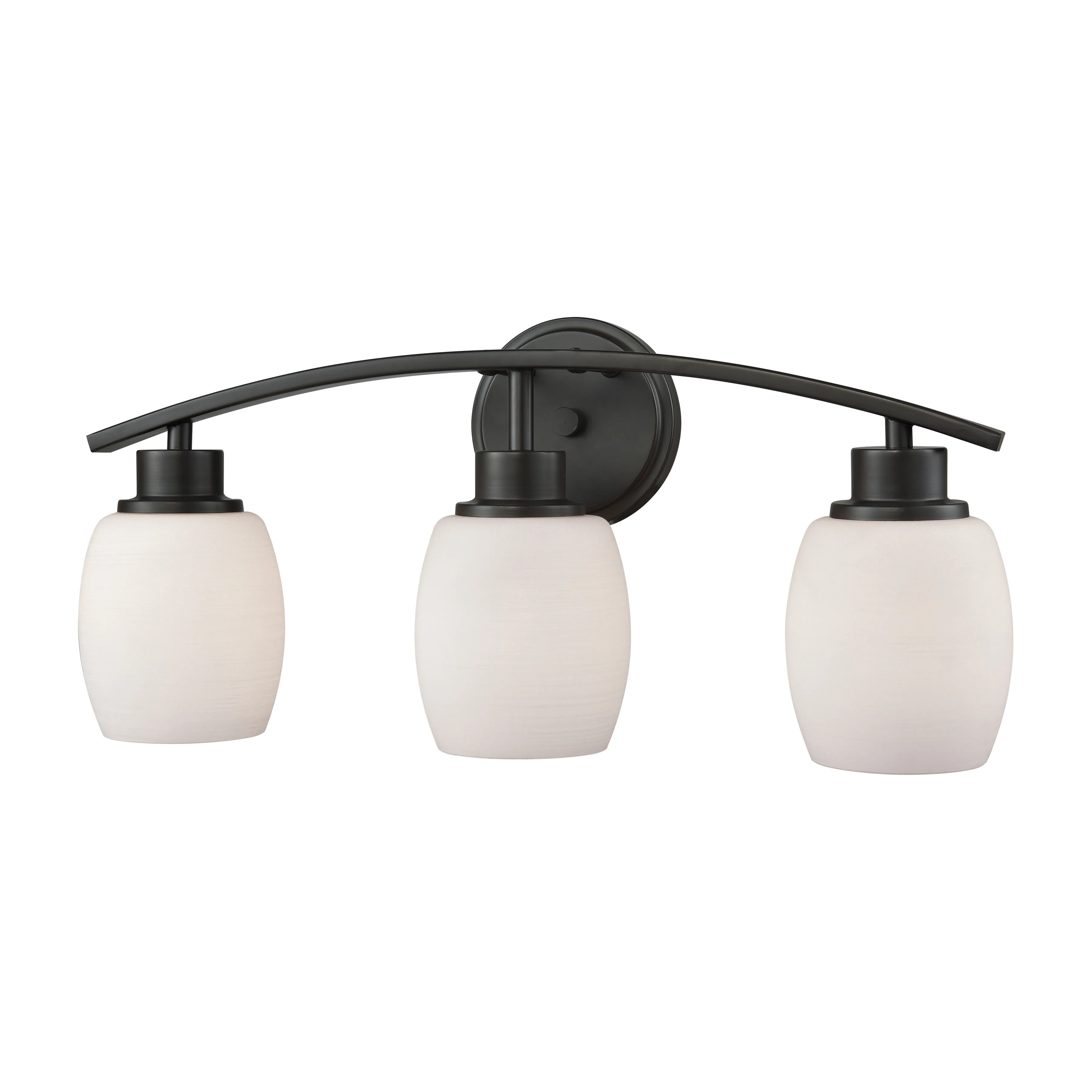 Casual Mission 20" Wide 3-Light Vanity Light - Oil Rubbed Bronze