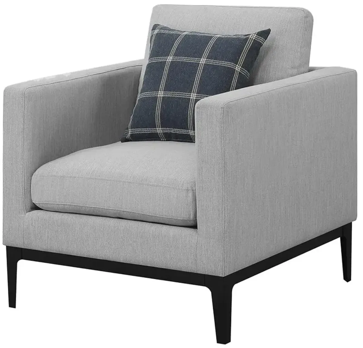 Brandy Cushioned Back Arm Chair