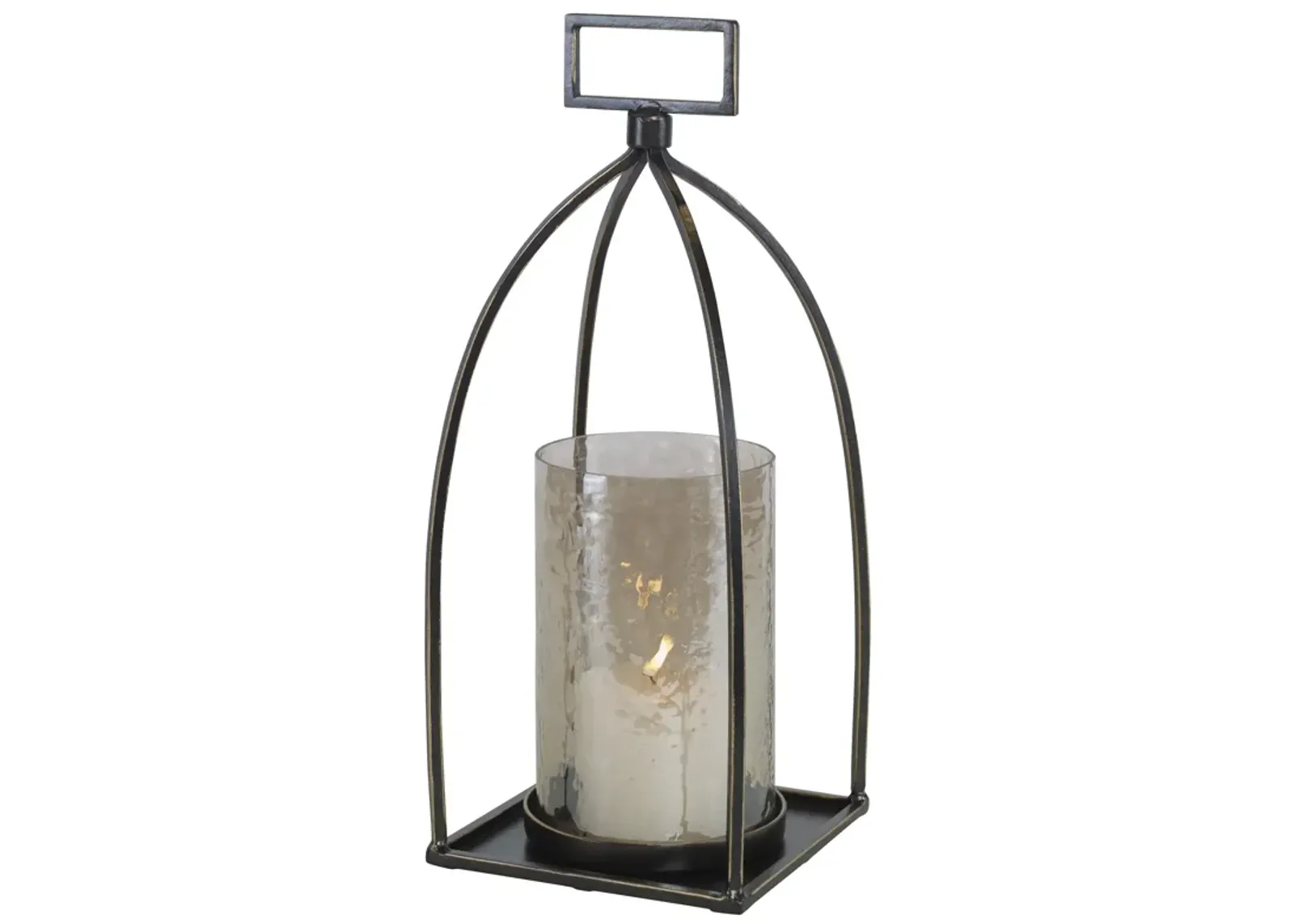 Riad Bronze Lantern Candleholder