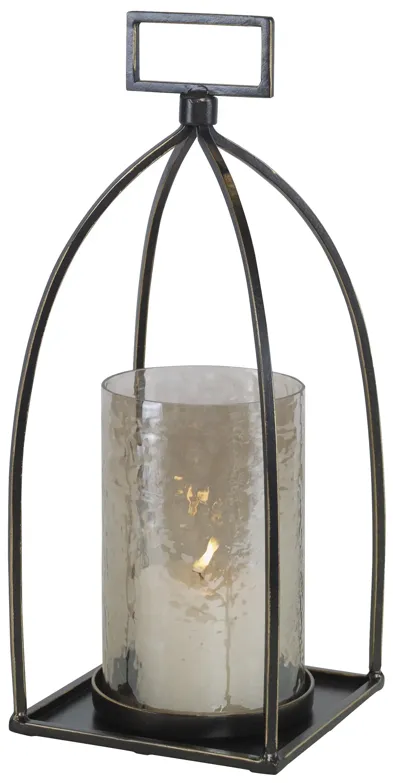 Riad Bronze Lantern Candleholder