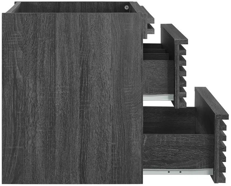 Render 24" Wall-Mount Bathroom Vanity Cabinet (Sink Basin Not Included)