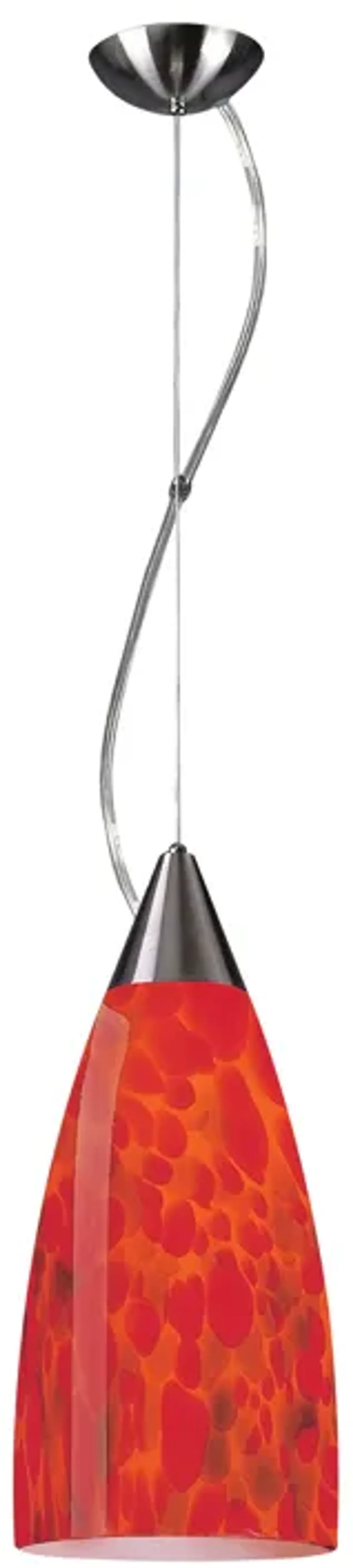 Pendaglio 9'' Wide 1-Light Mini Pendant - Satin Nickel