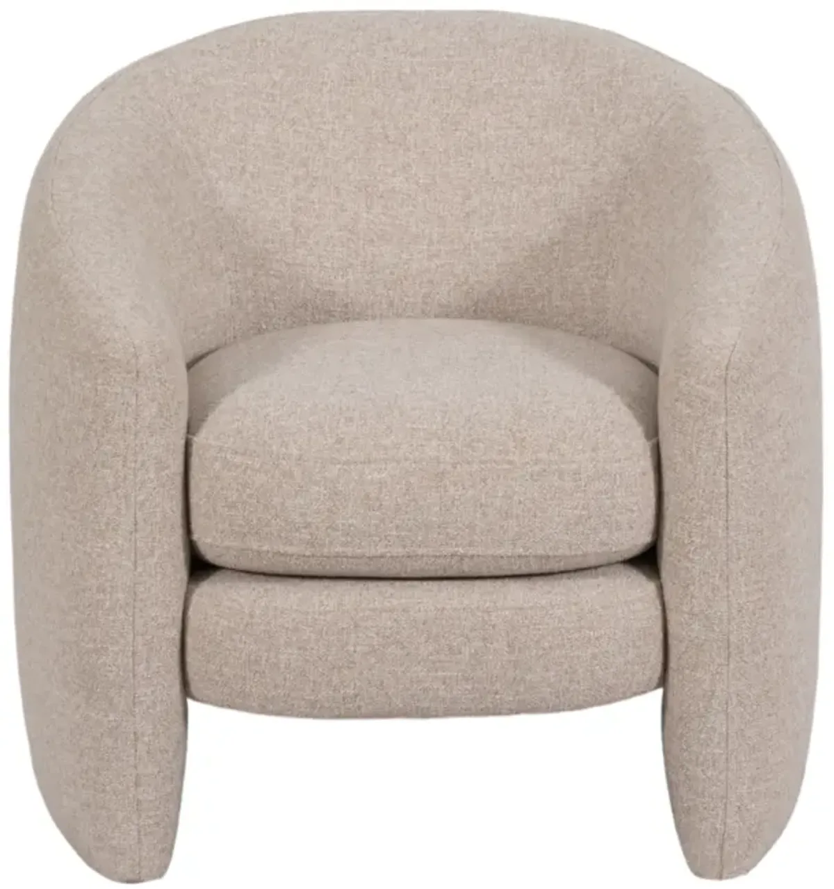 Barrel Arm Chair, Beige