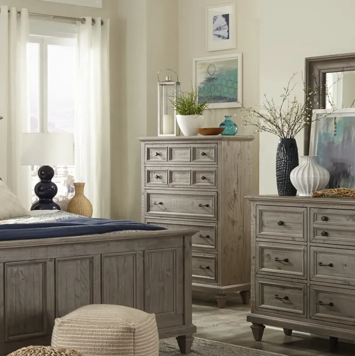 Lancaster Drawer Chest in Dovetail Grey