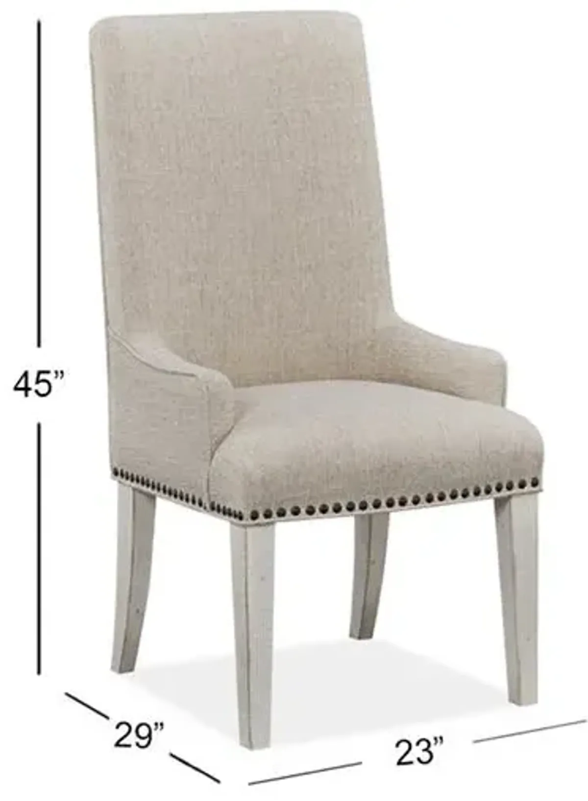 Upholstered Host Side Chair (2/ctn)