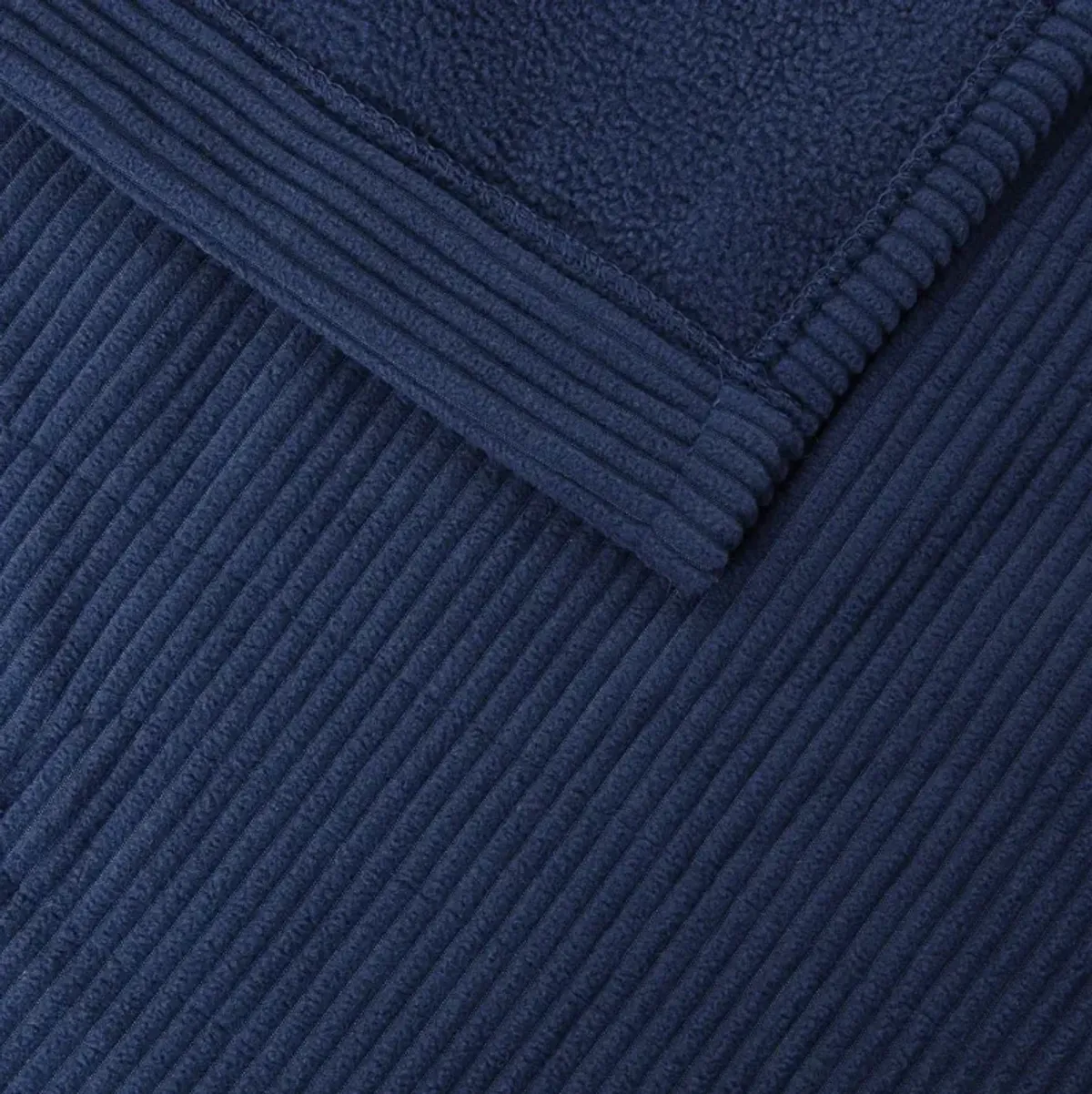 Beautyrest Electric Micro Fleece Navy Heated Blanket