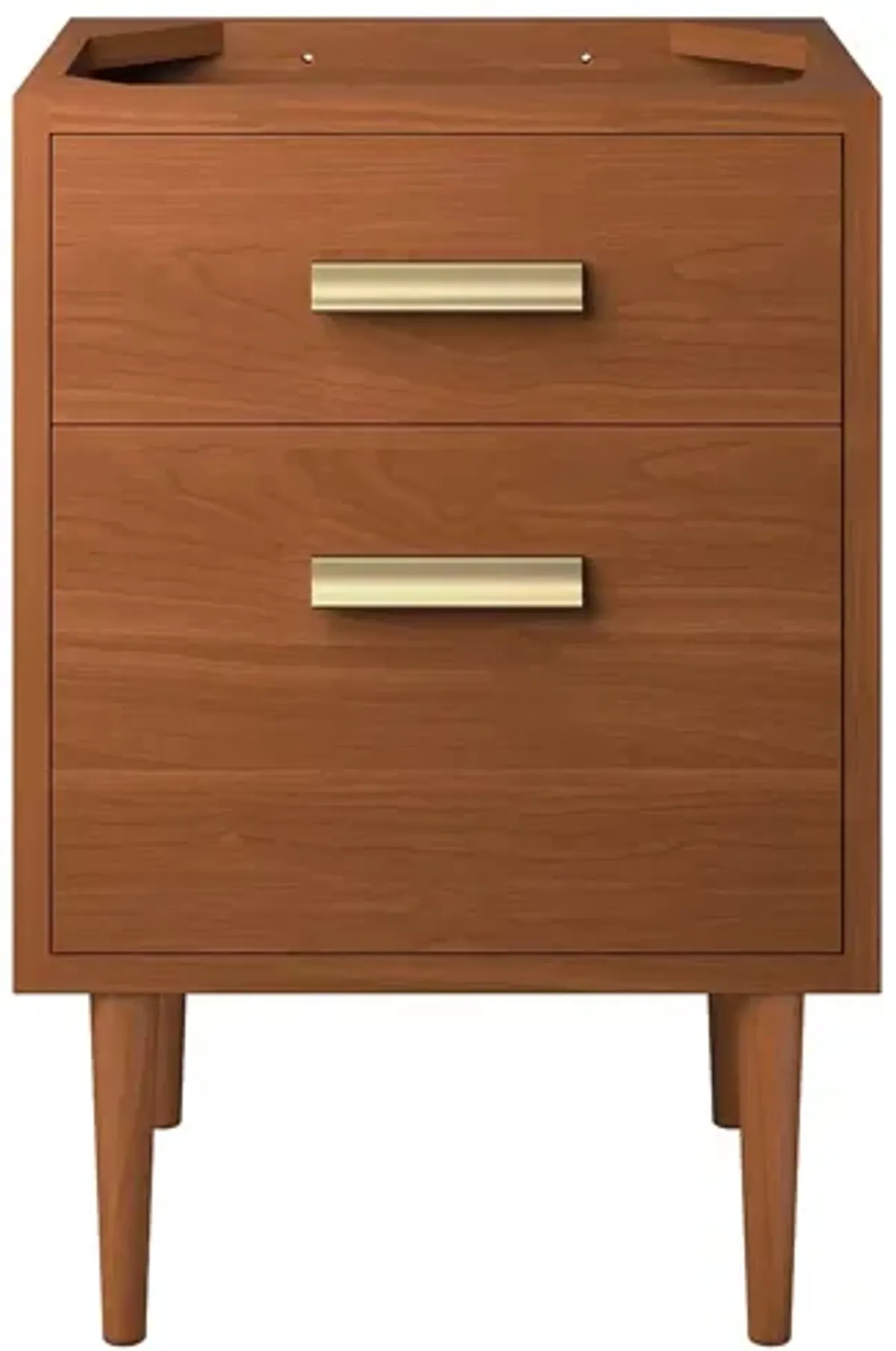 Cassia 24" Teak Wood Bathroom Vanity Cabinet (Sink Basin Not Included)