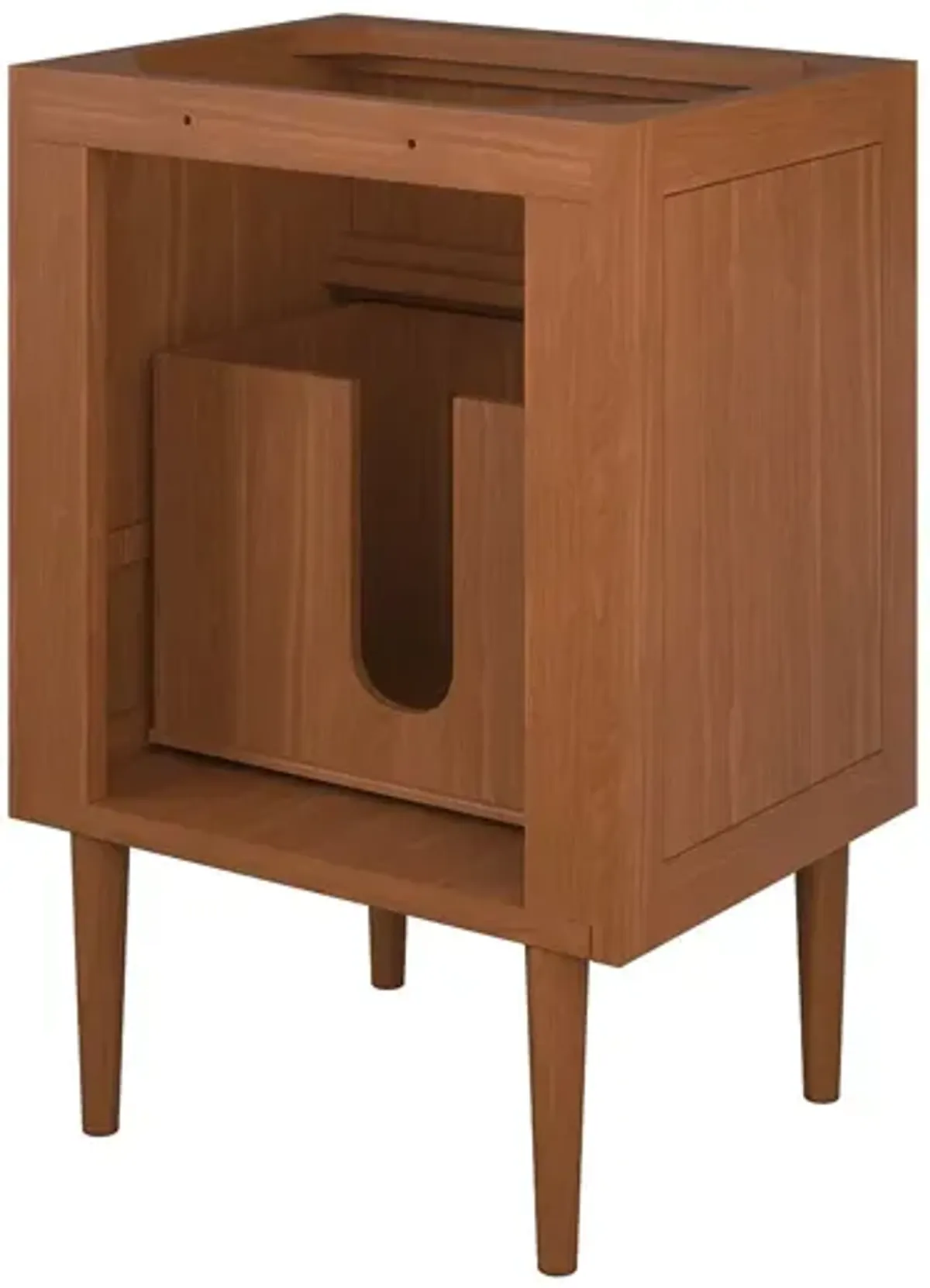 Cassia 24" Teak Wood Bathroom Vanity Cabinet (Sink Basin Not Included)