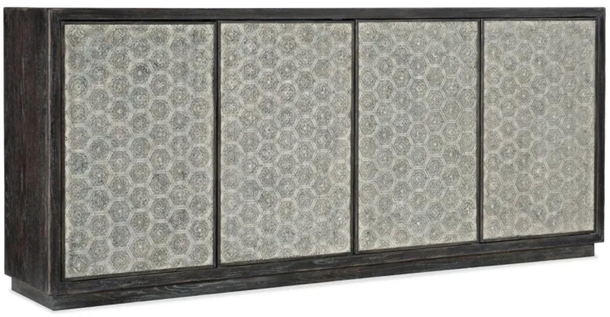 Melange Greystone Four-Door Credenza