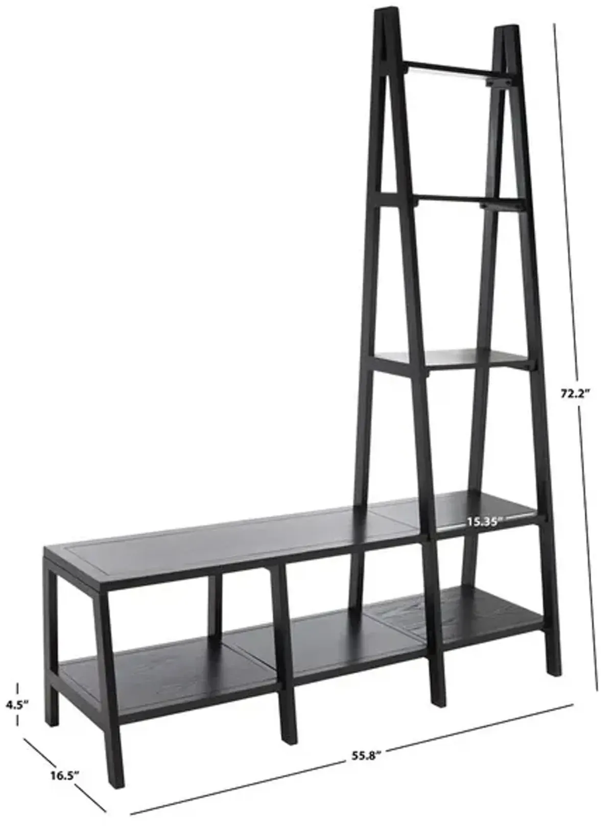 Elwin 7 Shelf Etegere