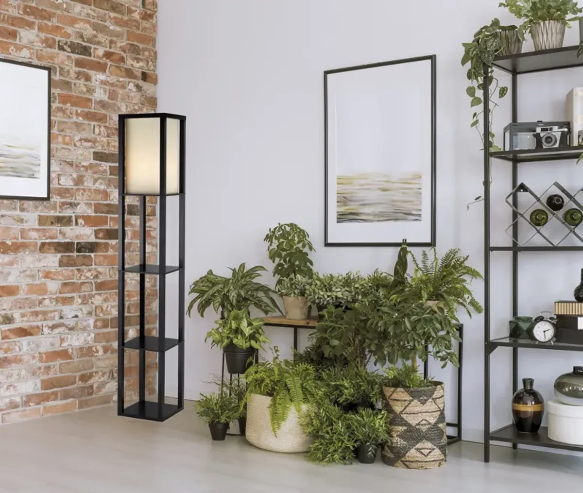 Titan Tall Shelf Floor Lamp