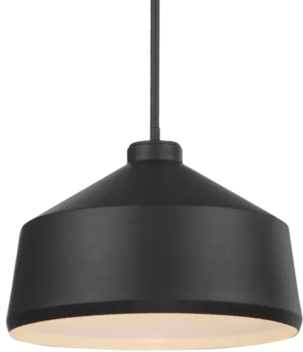 Holgate 1 Light Black Pendant