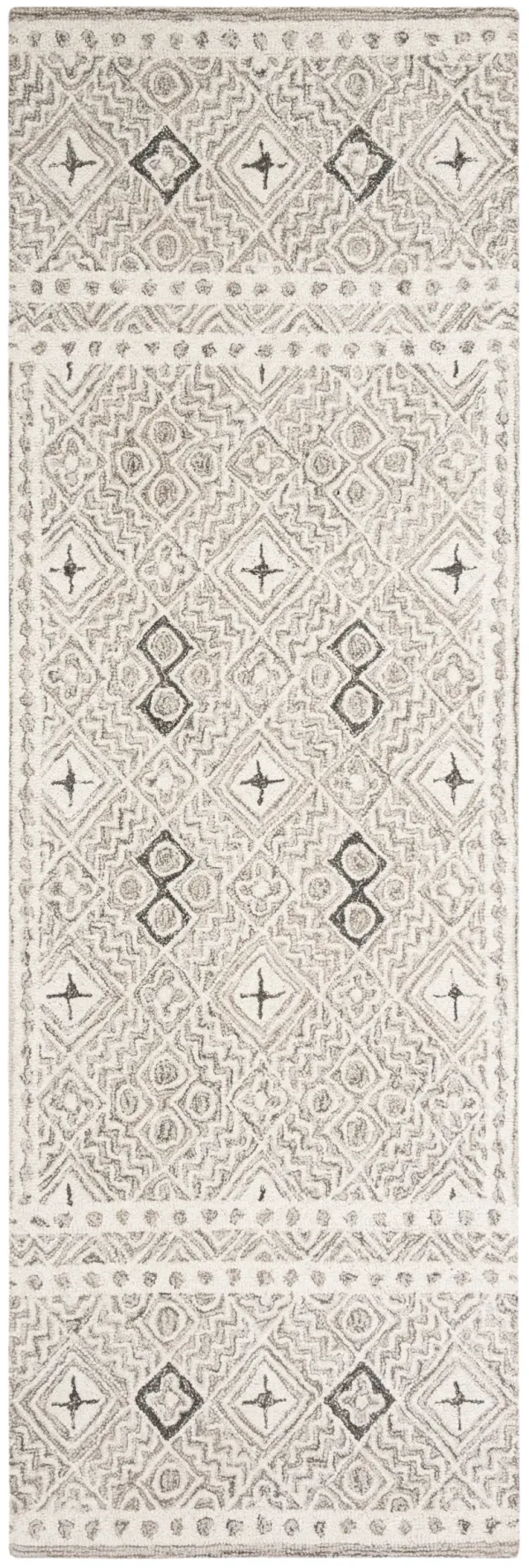 MICRO-LOOP Hand Tufted 2'-3' x 9' runner