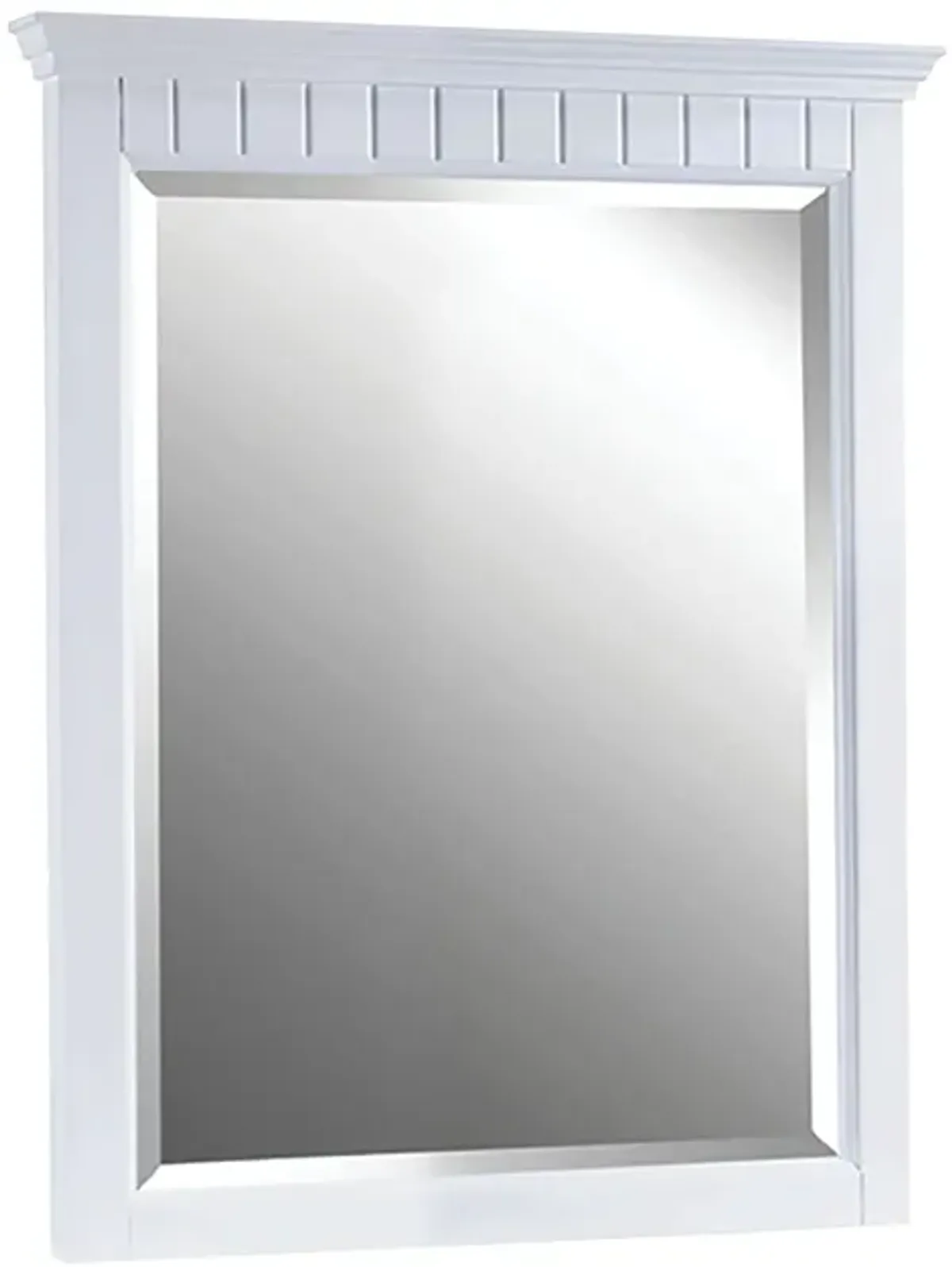 Danube 24-inch Mirror- White