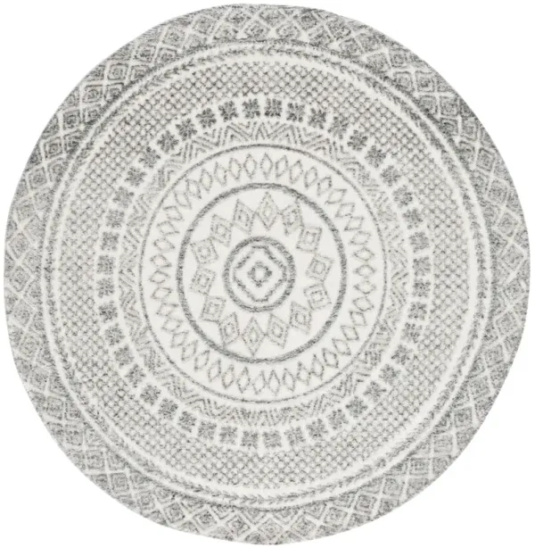 AUDREY 105 IVORY  6' x 6' Round Round Rug