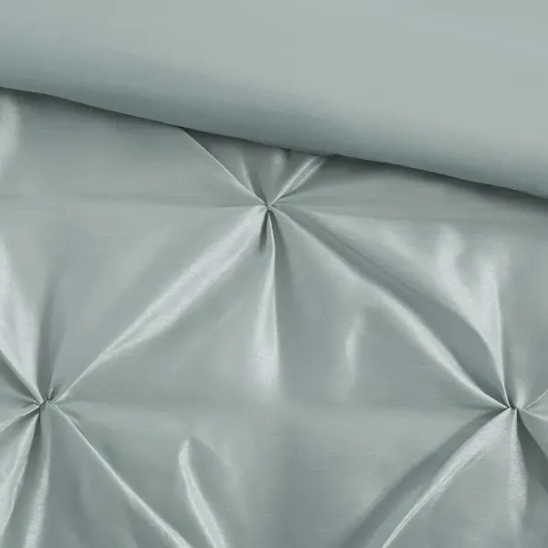 Madison Park Laurel Seafoam 7 Piece Tufted Comforter Set