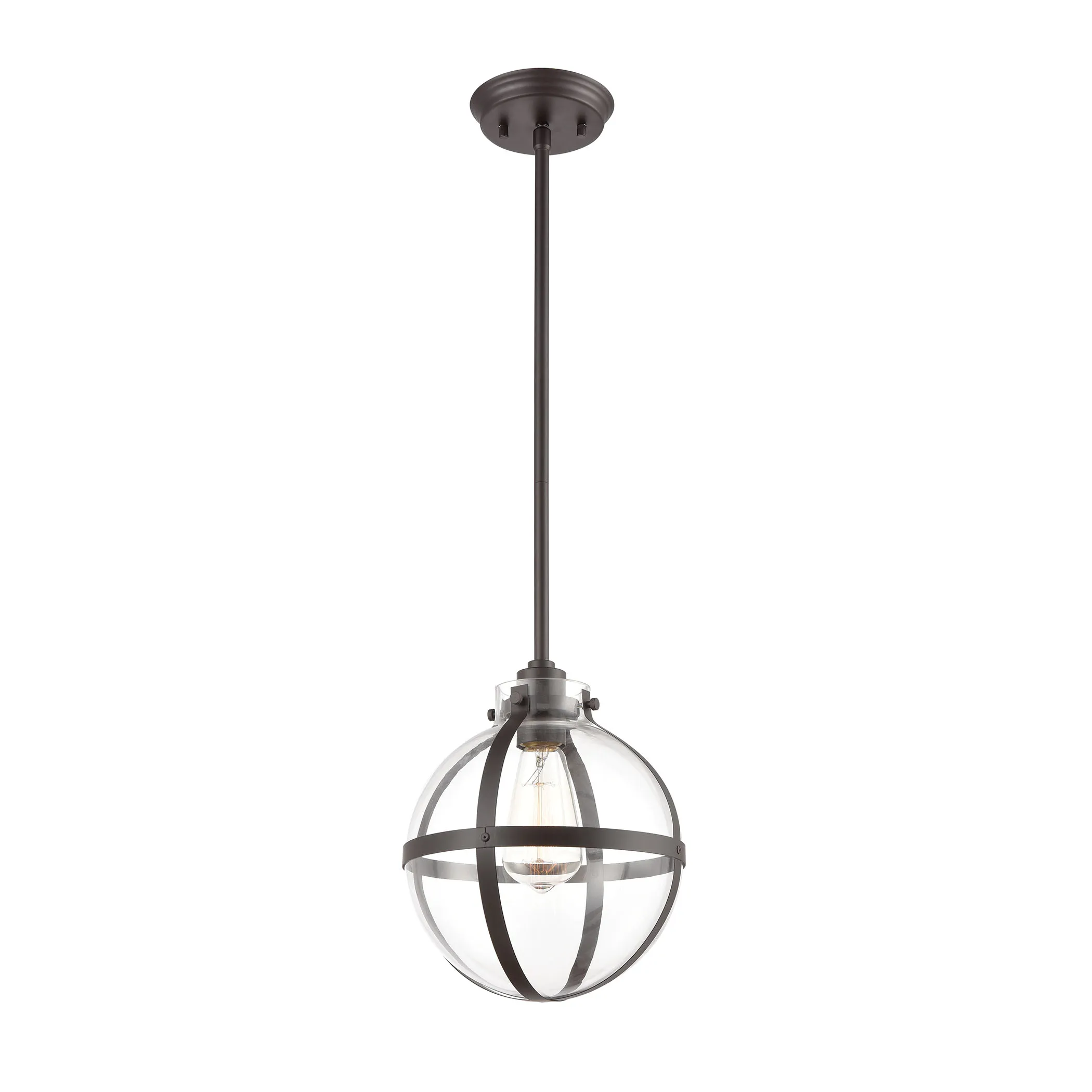 Cusp 9" Wide 1-Light Mini Pendant - Oil Rubbed Bronze