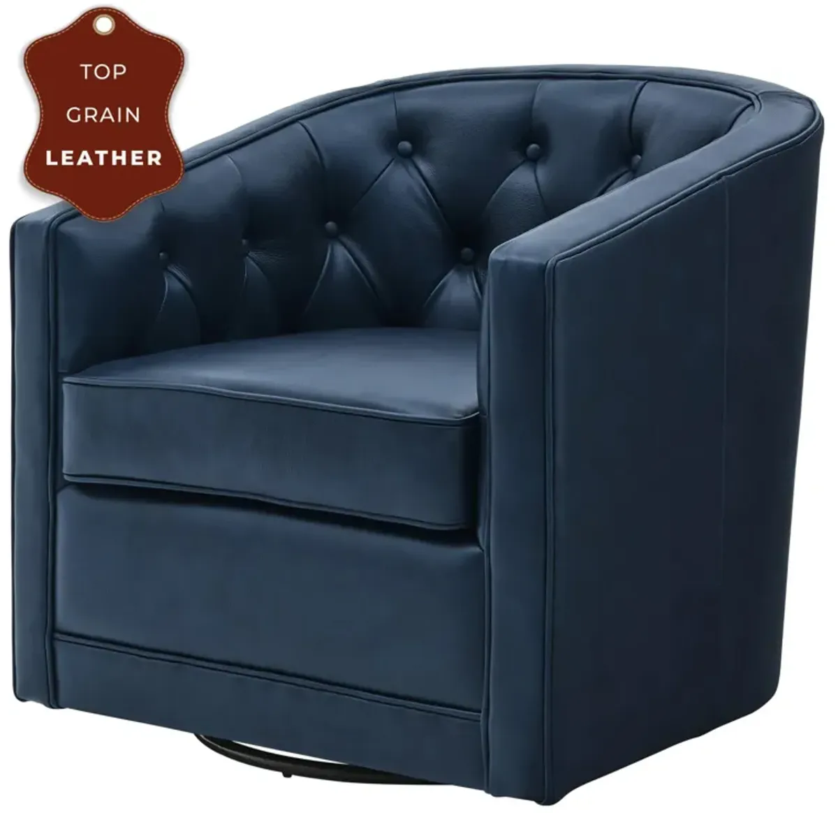 Walsh Leather Swivel Chair