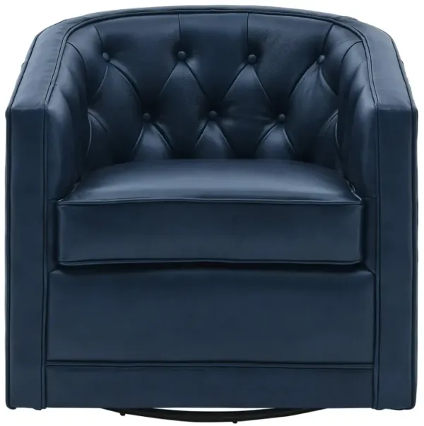 Walsh Leather Swivel Chair