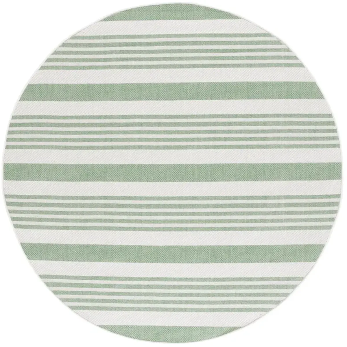 BERMUDA 828 GREEN  6'-7' X 6'-7' Round Round Rug