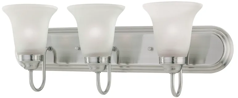 Whitmore 24" Wide 3-Light Vanity Light - Satin Pewter