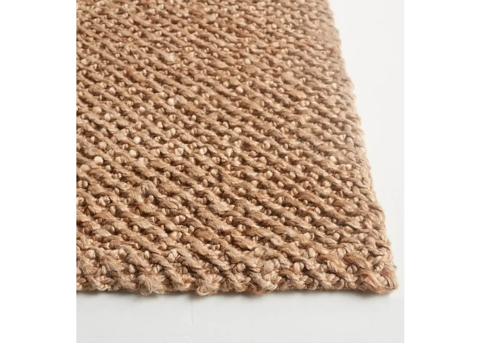 NATURAL FIBER 554 NATURAL 6' x 6' Square Square Rug