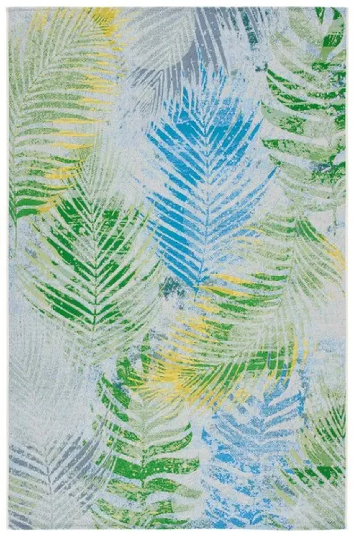 SUMMER 485 Green  6'-6' x 9'-4' Medium Rectangle Rug