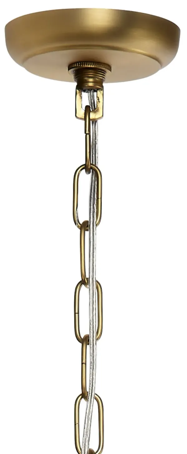 Magnolia 10-Light Quartz Glass Chandelier