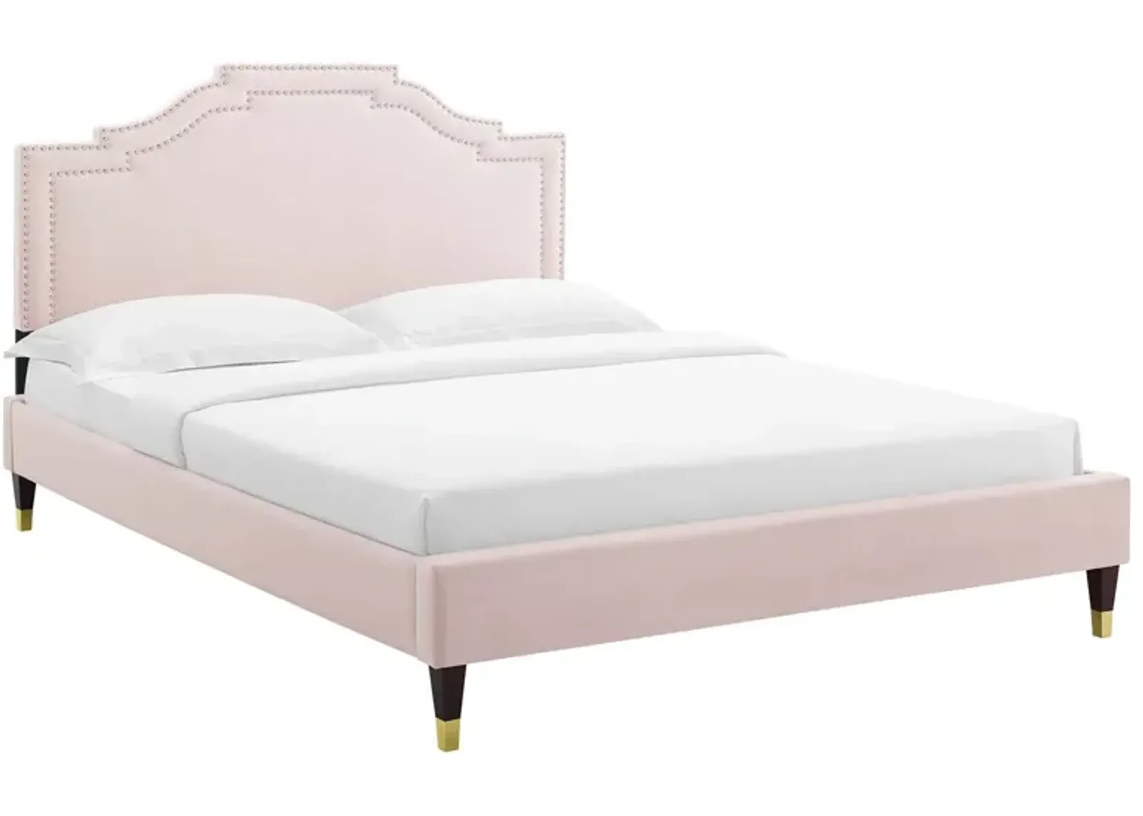 Adelaide Performance Velvet King Platform Bed